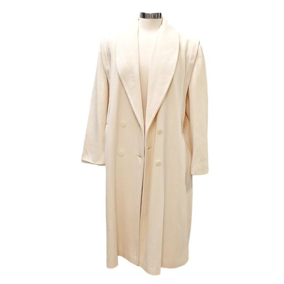 Vintage Forecaster of Boston Cream Wool-blend Long Pea Coat - Picture 3 of 13